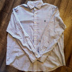 Ralph Lauren Mens Button-Up Casual Dress Shirt XL